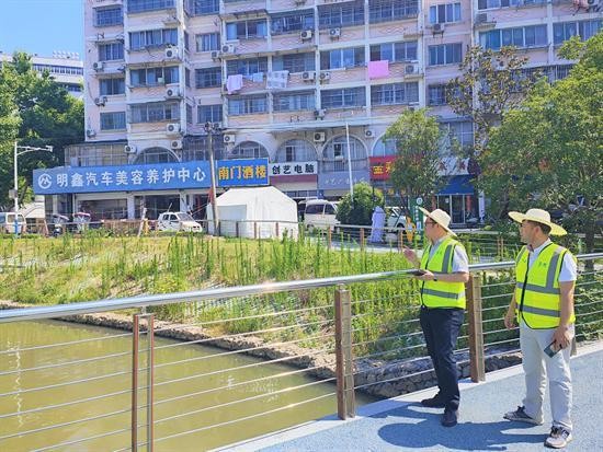 用心守护水清岸绿 南门河调蓄池项目建设稳步推进