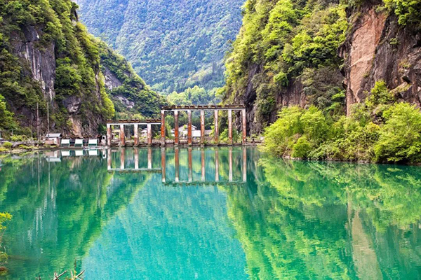 好山好水好凉快｜雅安：魅力芦山 清凉度夏_fororder_大川河景区美景-供图-芦山县融媒体中心