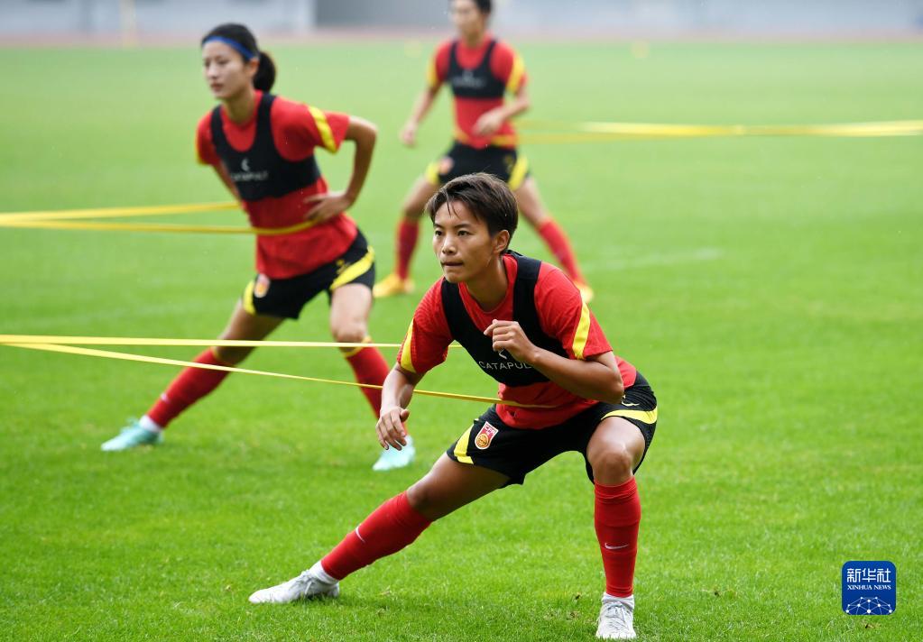 中国女足备战东亚杯