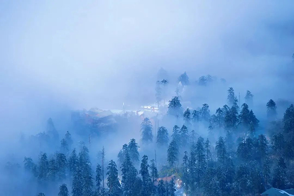海拔2400米 峨眉山“雷洞烟云 星空露营地”即将营业_fororder_峨眉山名景‘雷洞烟云’-供图-峨眉山市委宣传部