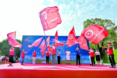 【暂不签】江岸志愿者吹响出征号角 提效能以最佳状态迎接军运会
