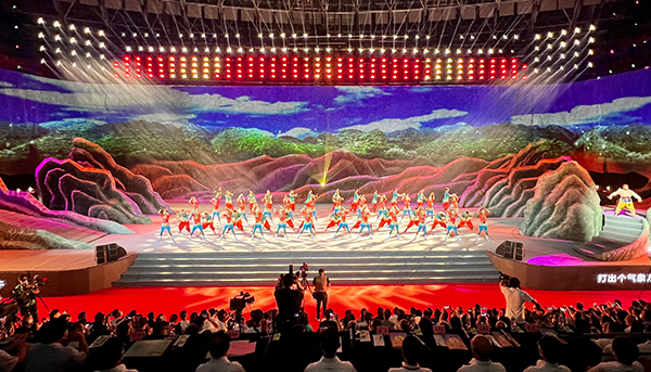 第十届巴人文化艺术节开幕_fororder_开幕式精彩的文艺演出