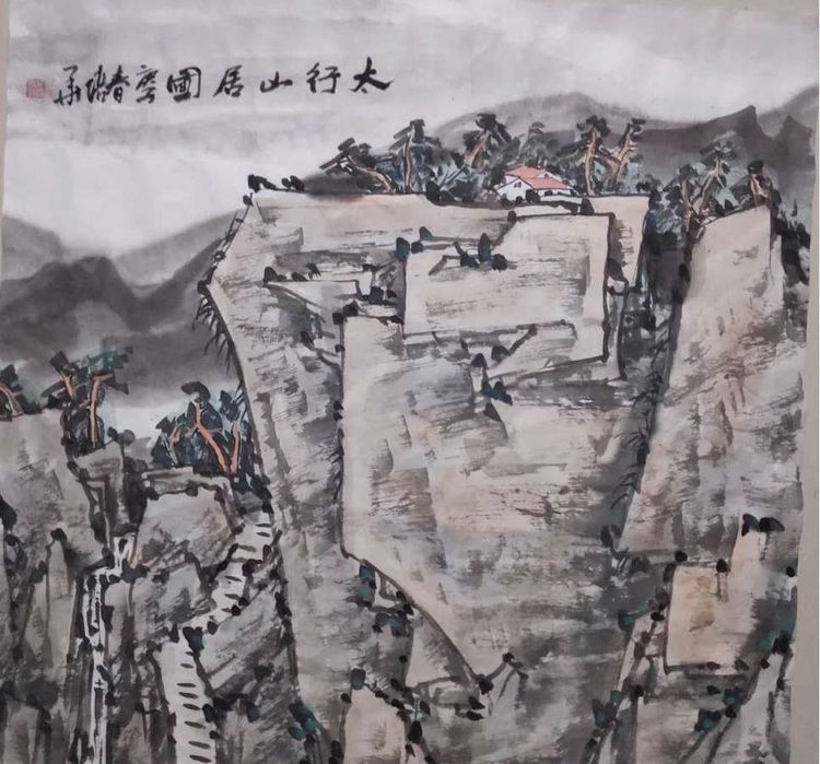 【中原文化】著名画家张培华倾力将中原山水的感知投射到画作上 成中原厚土文化的典型代表