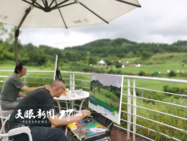 “爽爽贵阳·八月绘”名家写生现场，有趣的灵魂有趣的相遇