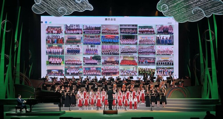 1800多名乡村少年登上中央歌剧院舞台  举办专场演唱会歌颂家乡_fororder_7