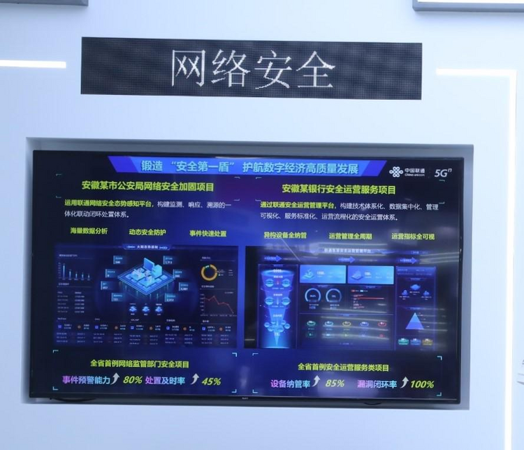 科技赋能智慧安全新体验   安徽联通亮相2022年国家网络安全宣传周_fororder_图片9