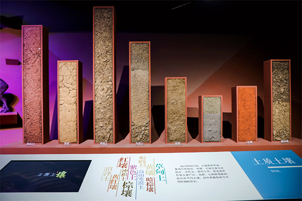 （差作者）成都新津：中华农耕文明馆农耕文明主题展览即将启幕_fororder_8种土壤模型-供图-成都新津区委宣传部