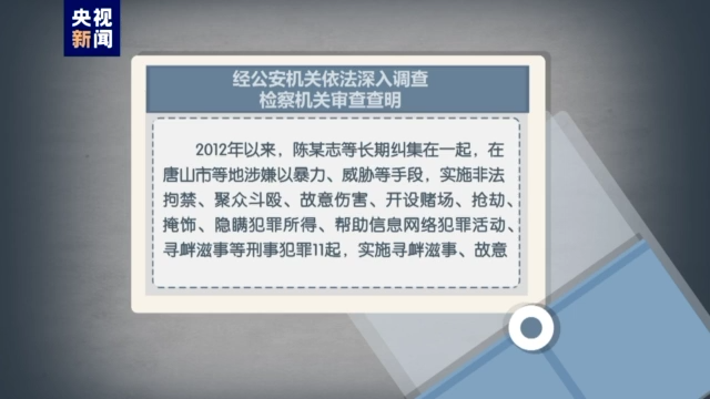 总台记者独家采访还原唐山某烧烤店打人案侦办经过 警方讯问陈某志现场视频首次公开