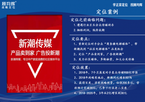 定位专家顾均辉告诉你 为什么要给品牌创建差异化定位？