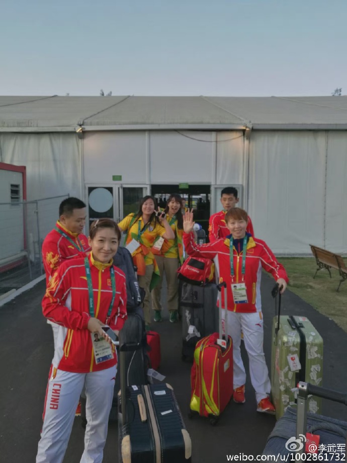 国乒入住奥运村 看到这一幕顿时失望