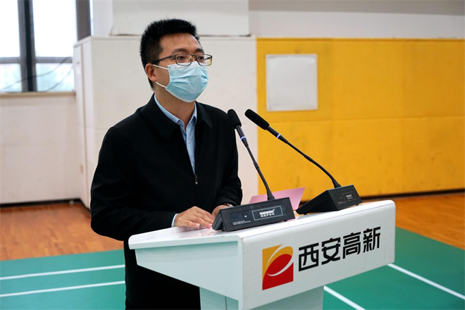 西安高新区“六进”生态环境宣传活动走进西安高新一中实验中学_fororder_图片1