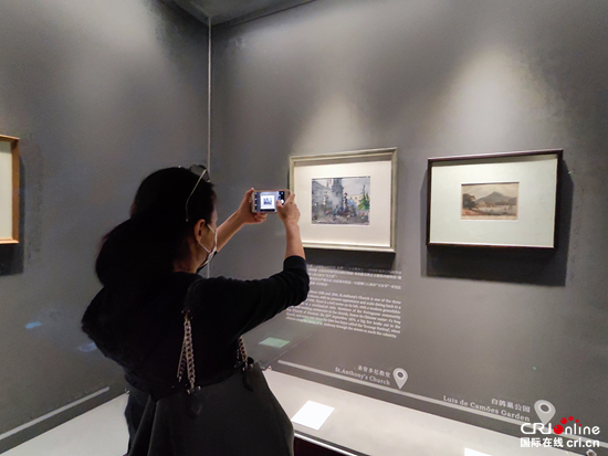 故宫展出澳门历史建筑绘画_fororder_202209230011