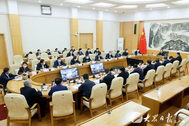 山东省黄河流域生态保护和高质量发展推进会举行