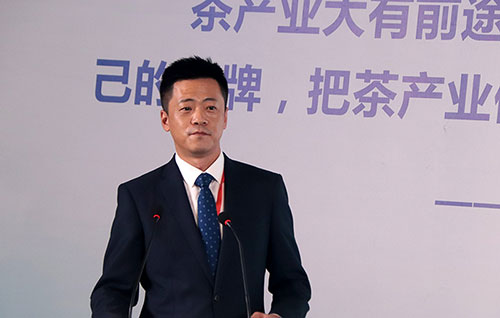 自贡：“荣县花茶”品牌形象缤纷登场第十一届四川国际茶业博览会_fororder_4荣县县委副书记、县长赵磊发出中国花茶之乡邀请