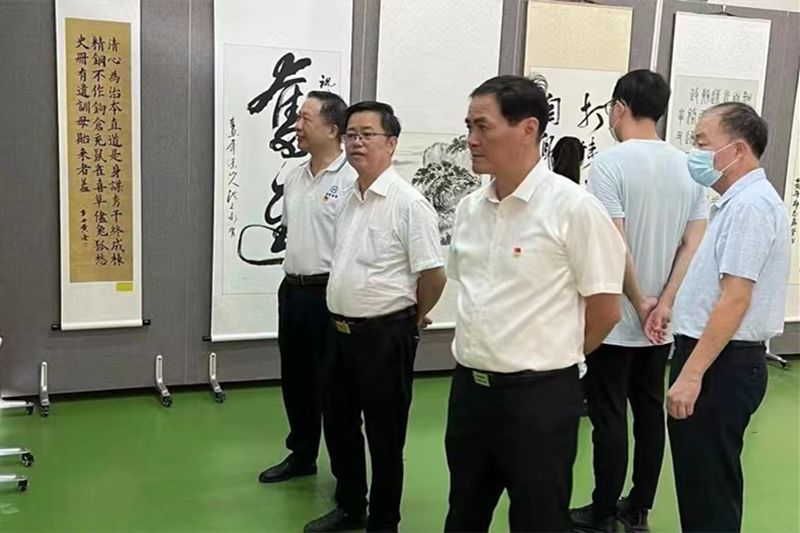 “喜迎二十大·翰墨扬正气”廉洁书画展在漳举办_fororder_图片6
