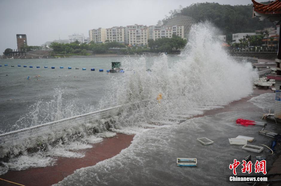 深圳台风“妮妲”过境 强降水致部分城区成泽国
