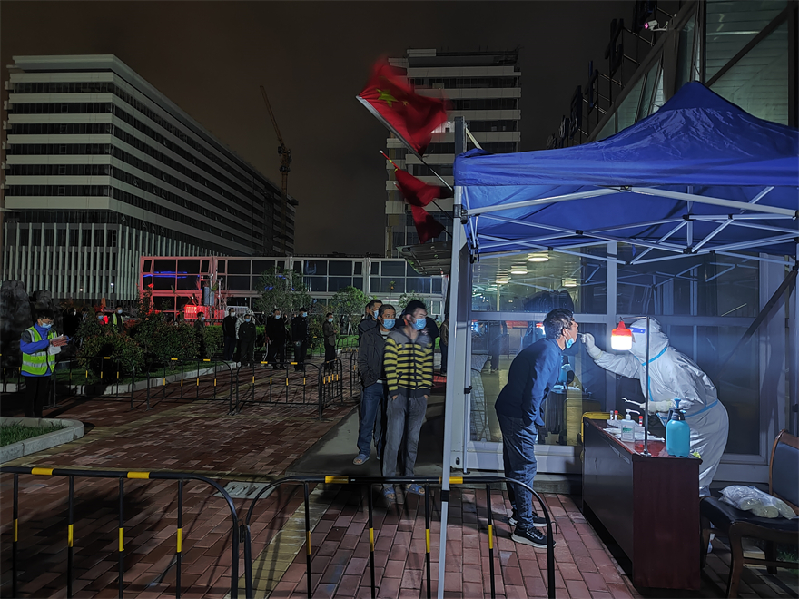 十七冶陕西分公司：全力筑牢疫情防线 为施工织密“安全网”_fororder_微信图片_20221017163329