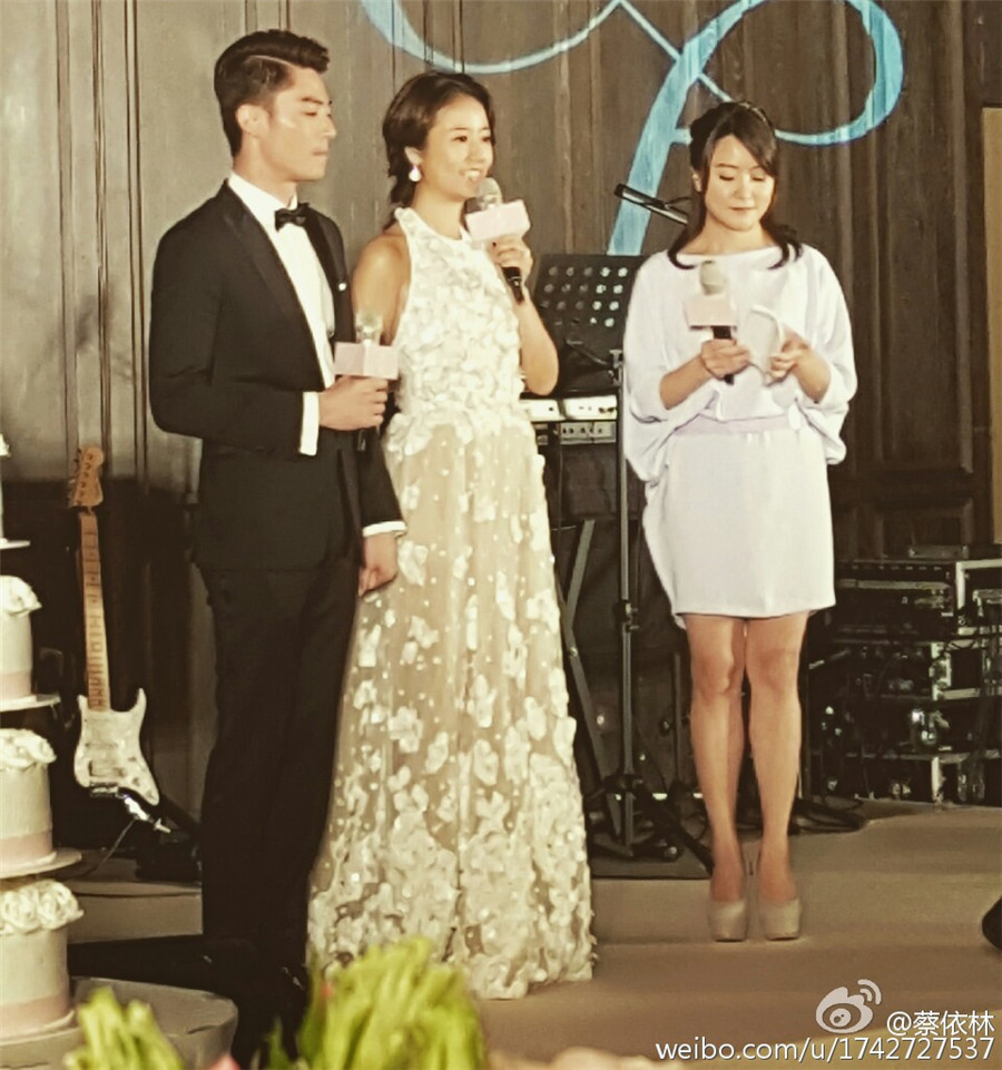 蔡依林参加霍建华林心如归宁宴晒美照