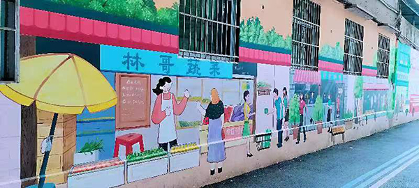简阳市：老巷道变身“幸福巷”_fororder_改造后的幸福巷（图--简阳市融媒体中心）