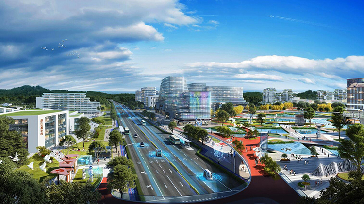 “十四五”期间 成都将建成不少于100个未来公园社区_fororder_温江区红桥未来公园社区项目设计效果图-供图-成都市委社治委