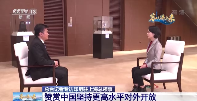 进博面对面丨印尼驻沪总领事：赞赏中国坚持更高水平对外开放