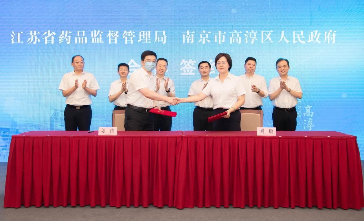 江苏省药监局调研审评核查工作站为南京高淳产业赋能
