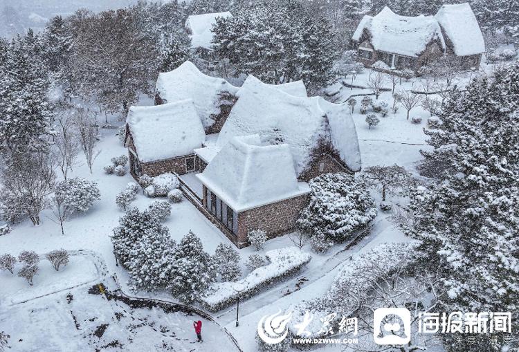 山东荣成：冬日雪景 美如仙境