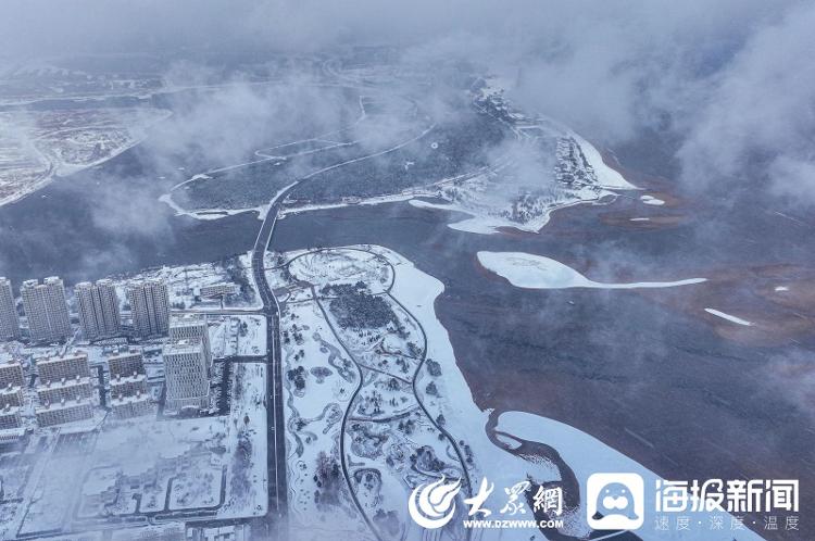 山东荣成：冬日雪景 美如仙境