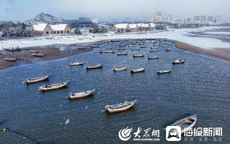 山东荣成：冬日雪景 美如仙境