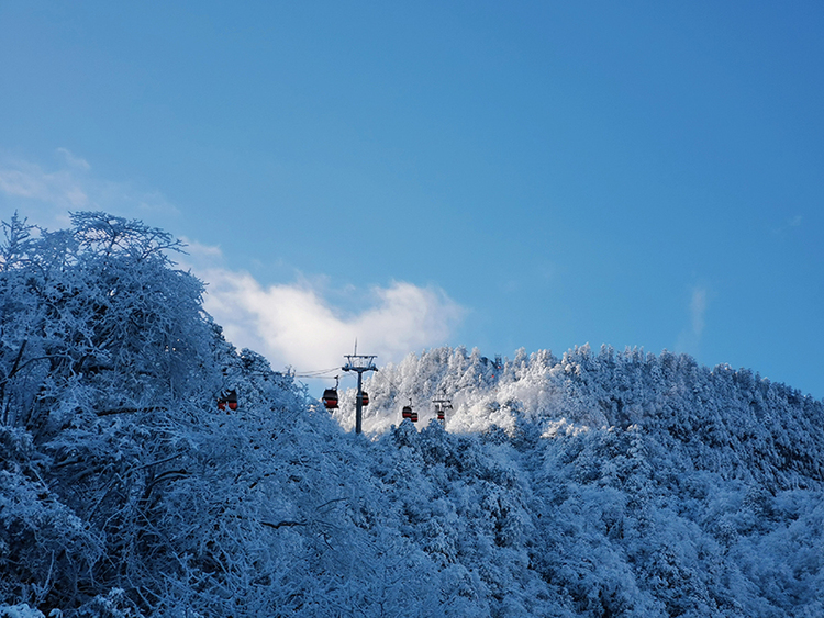 漂亮！雪后的瓦屋山宛如童话世界_fororder_摄影--宋佳铃1
