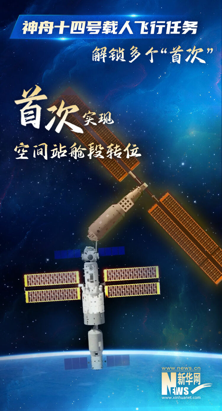 新华全媒+｜创造历史 这趟“太空出差”见证多个“首次”