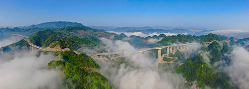 宜宾筠连：奋力谱写高质量发展新篇章_fororder_四方沟碑特大桥--郑乐--摄