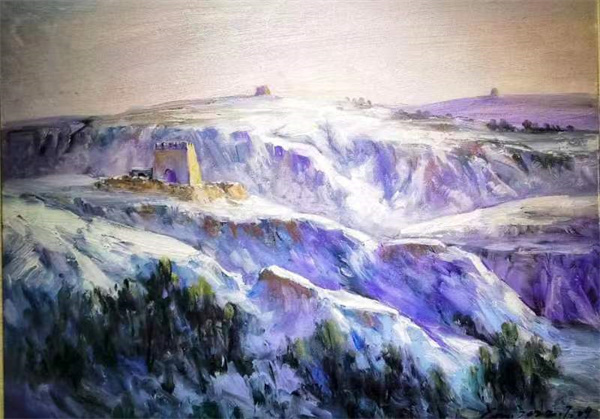 “惟愿能略摹千里江山之万一”——刘春明“末一”风景油画展在西安举行