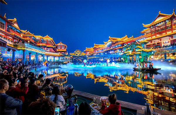 眉山东坡邀您过大年 发布五条精品旅游线路_fororder_水街之夜-摄影-盛晓波