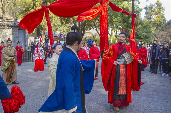 襄阳古隆中：诸葛亮“大婚”庆囍年_fororder_图片2 - 副本