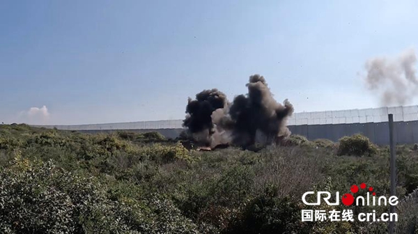 （新春走基层·祖国与我）中国赴黎维和部队成功销毁兔年“首雷”_fororder_2