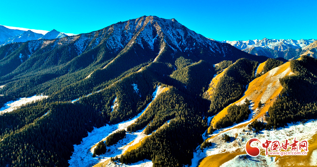 【轮播】甘肃张掖：雪映青山 祁连美景入画来_fororder_2