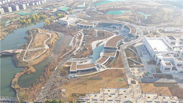湖北省最大的海绵化改造工程沙湖港项目完工_fororder_两港海绵示范带C区全貌 卞汉楠摄