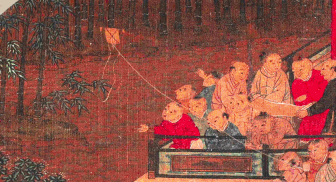 百童百态 动静结合——《艺术里的奥林匹克》带您体会《百子嬉春图》中的喜乐欢腾