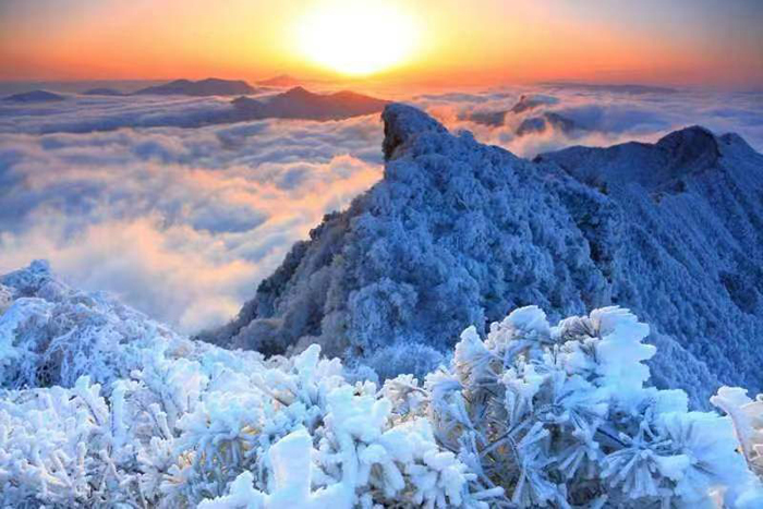第八届四川光雾山国际冰雪节拉开序幕_fororder_光雾山的雪景