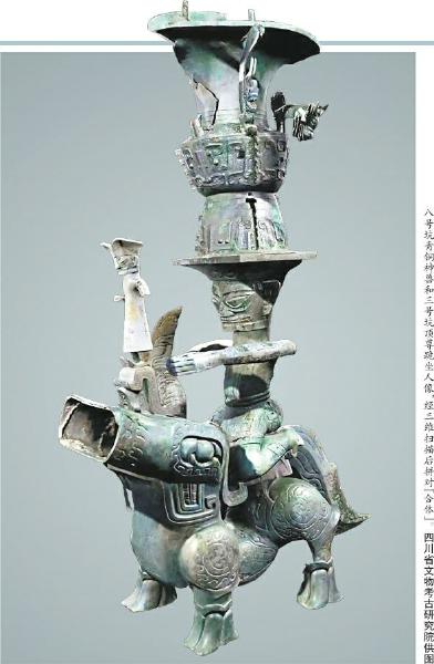 （转载）三星堆神人神兽成功“跨坑合体”