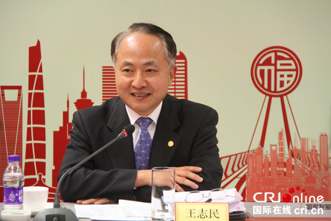 图片默认标题_fororder_3月5日,香港中联办主任王志民在“港青追梦神州”参访团座谈交流会暨《国家发展战略与香港青年机遇》媒体见面会上发言。(摄影:刘志敏) 拷贝