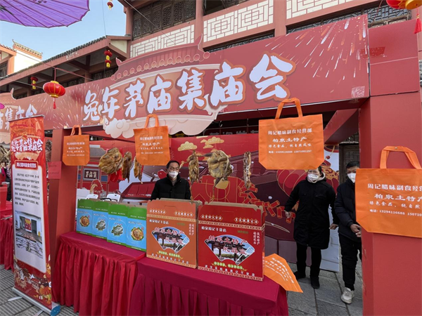 武汉东西湖区“同心贺新春”兔年茅庙集庙会启幕_fororder_图片8
