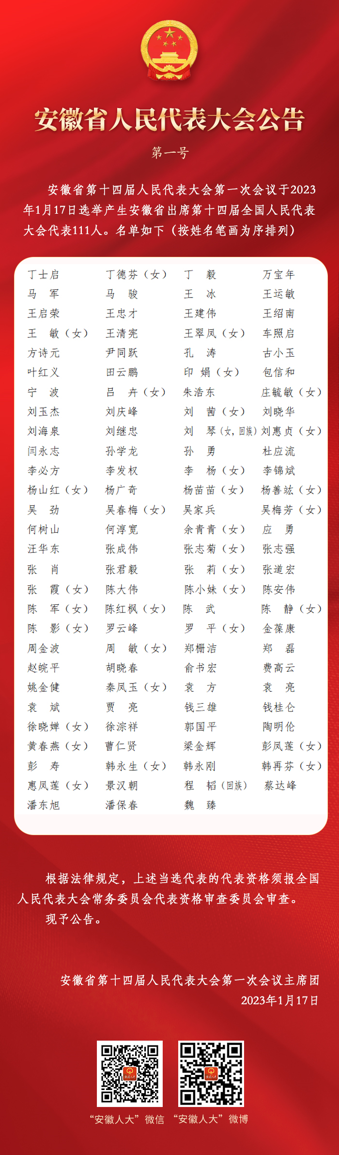 安徽省人民代表大会公告第一号_fororder_微信图片_20230117223342
