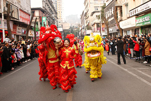 宜宾珙县：民俗巡游闹元宵 欢天喜地过大年_fororder_巡游现场-摄影-何芳3