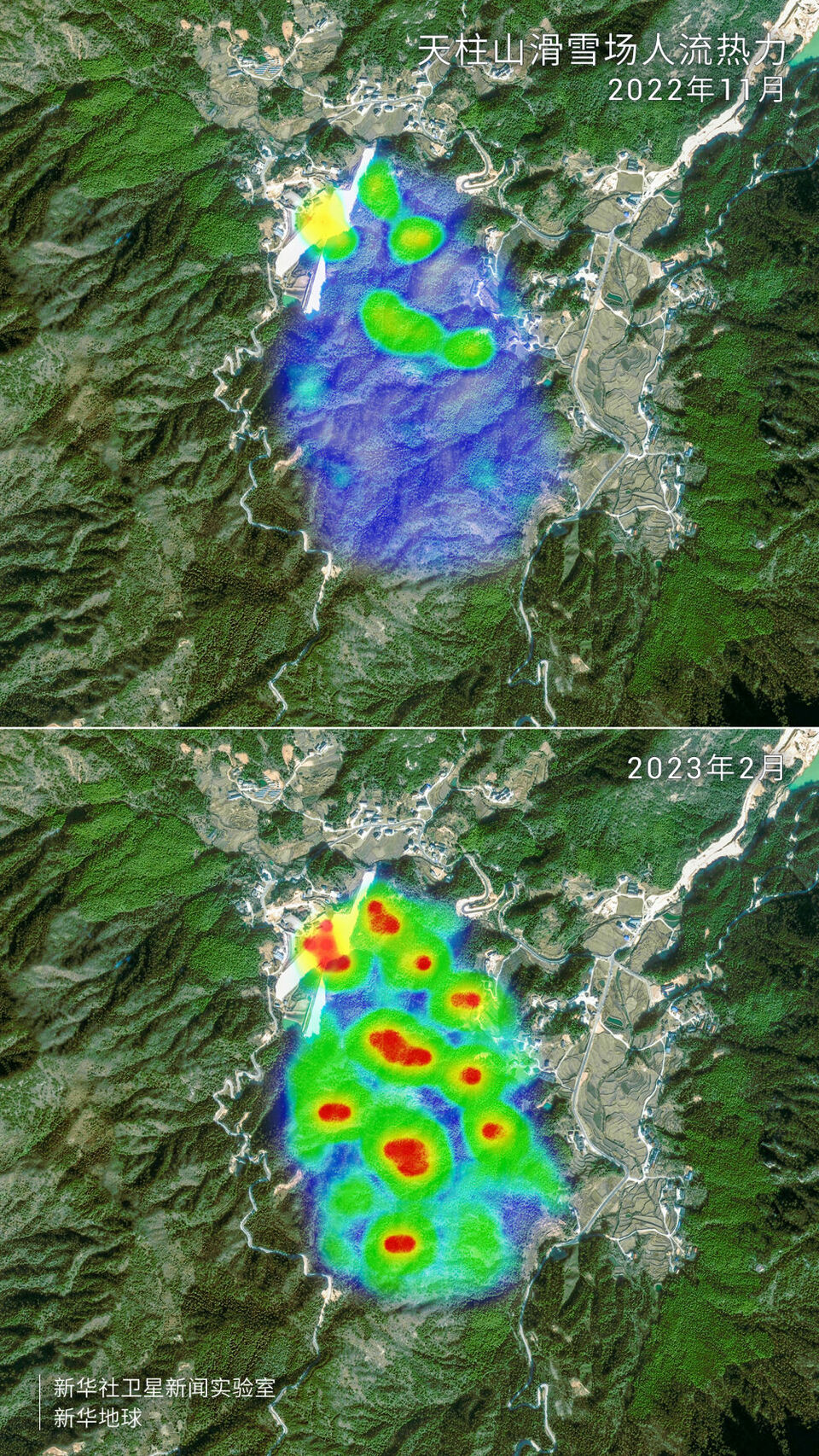 卫星发现：这里开年开工分秒必争