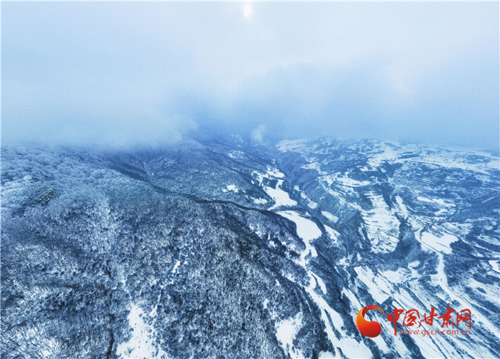 【平凉】平凉华亭：关山雪景勾勒水墨世界_fororder_11