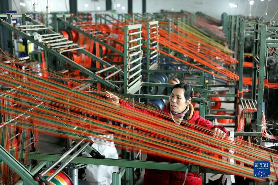 山东惠民：绳网企业满负荷运转“抢外单”_fororder_2