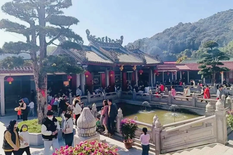 漳州平和：三平风景区新春开门红_fororder_图片1