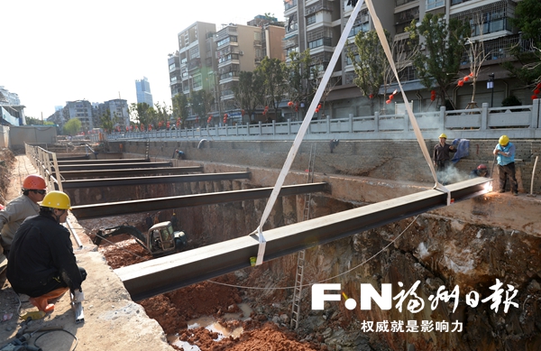 【福建时间 列表】【滚动新闻】【地市 福州】 晋东水系治理打响新春攻坚战 琴亭河建水质净化站